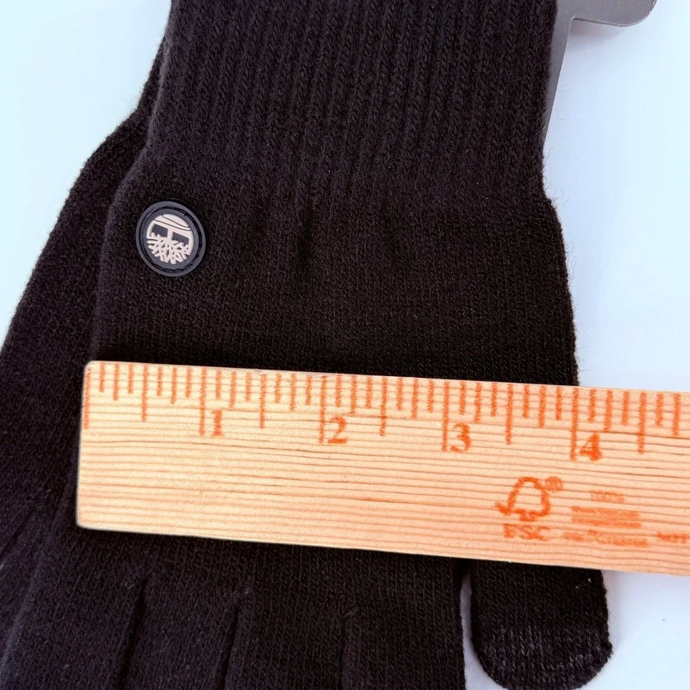 Timberland Womens Lightweight Commuter Touch Screen Knit Gloves Black